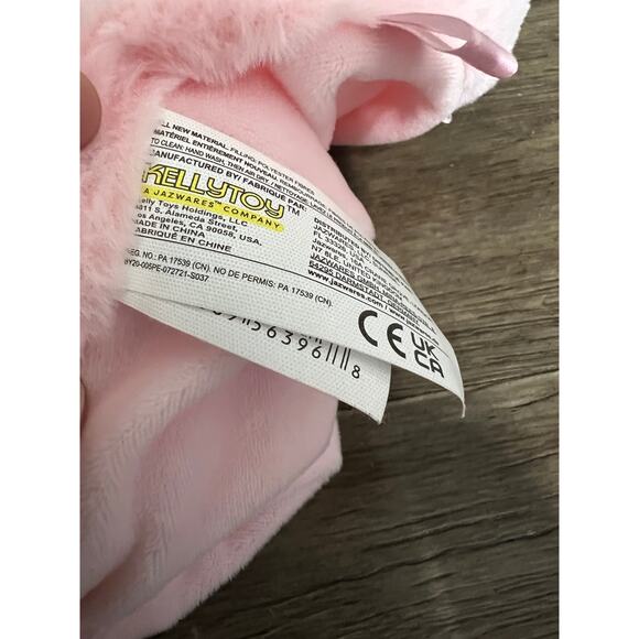 Kellytoy Pink Elephant Plush Lovey - Picture 5 of 6